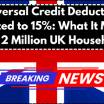Universal Credit Deductions Reduced to 15%: What It Means for 1.2 Million UK Households