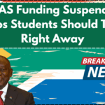NSFAS Funding Suspended? Steps Students Should Take Right Away