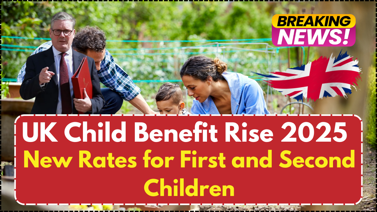 UK Child Benefit Rise 2025 – New Rates for First and Second Children