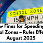 New Fines for Speeding in School Zones – Rules Effective August 2025 Across New Zealand