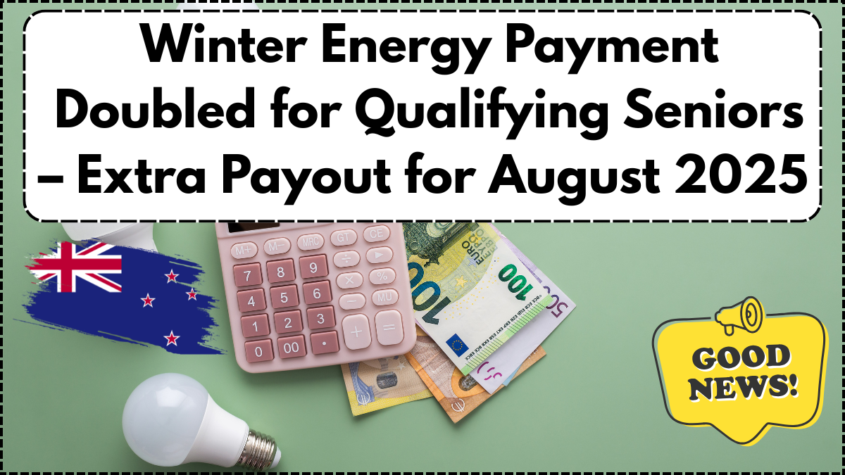 Winter Energy Payment Doubled for Qualifying Seniors – Extra Payout for August 2025 Announced