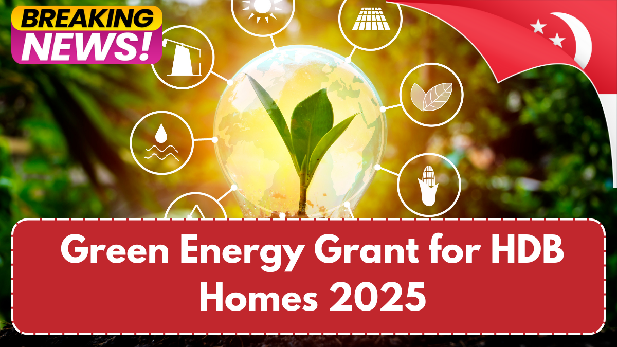 Green Energy Grant for HDB Homes 2025 – How to Apply for Up to $300 Off Bills