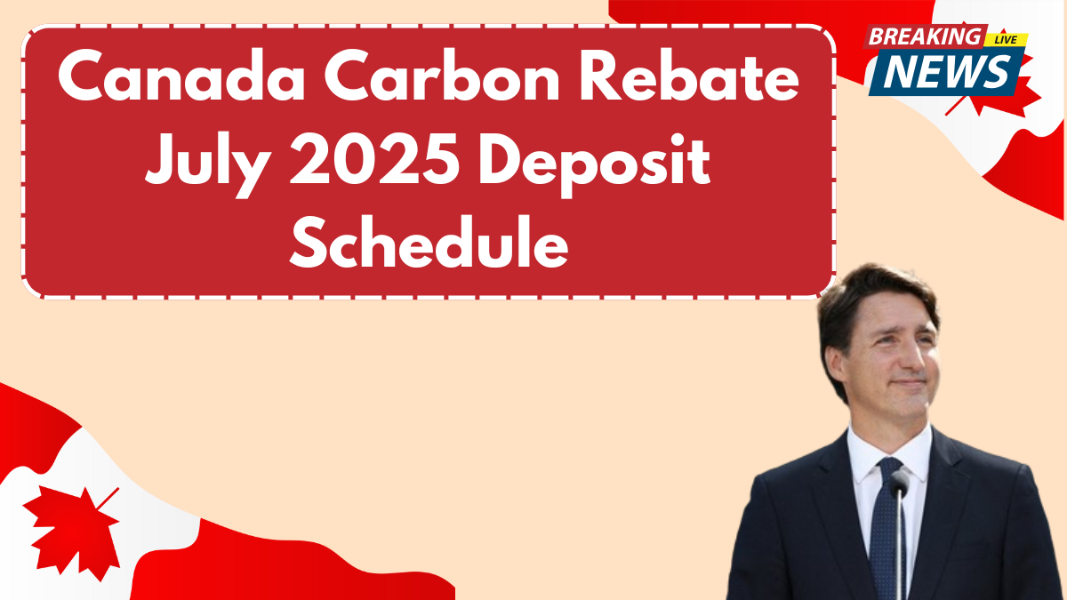 Canada Carbon Rebate July 2025 Deposit Schedule – When Each Province Will Receive Payout