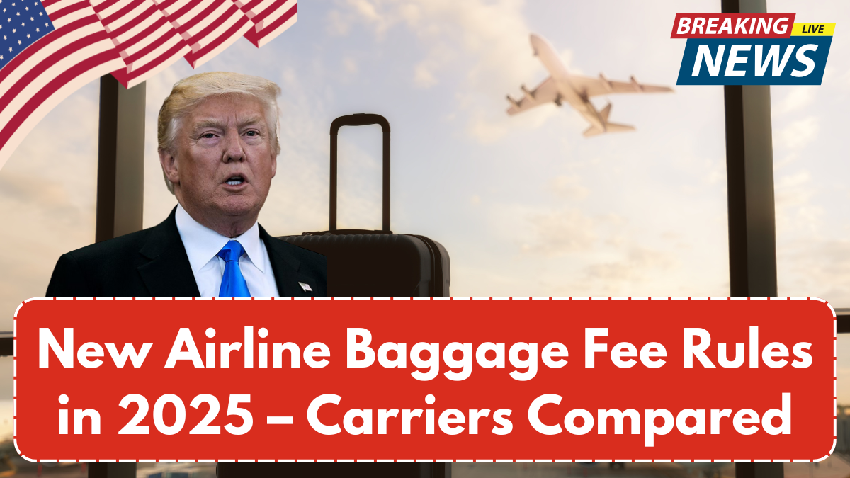 New Airline Baggage Fee Rules in 2025 – Carriers Compared