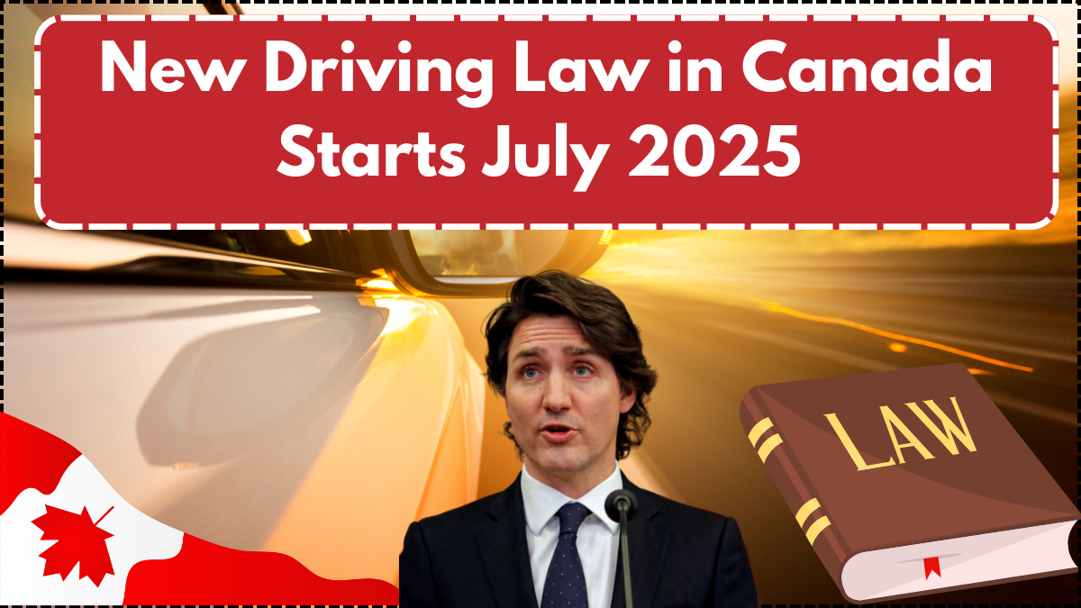 New Driving Law in Canada Starts July 2025 – What Every Driver Must Know
