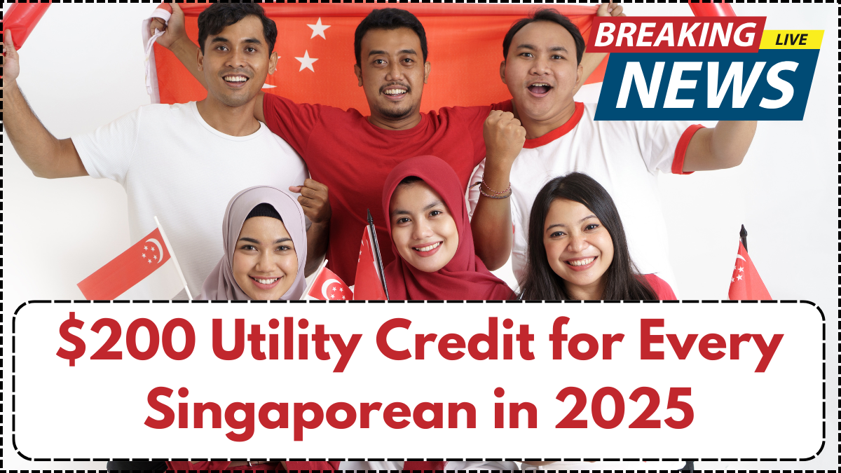 $200 Utility Credit for Every Singaporean in 2025 – When to Expect It