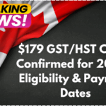 $179 GST/HST Credit Confirmed for 2025 – Eligibility & Payment Dates