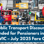 Public Transport Discounts Expanded for Pensioners in NSW and VIC – July 2025 Fare Chart